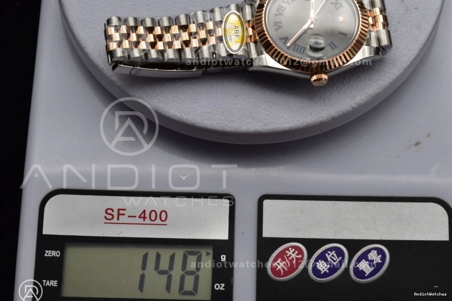 on RG 1:1 Gray ARF (Gain SH3235 612 Jubilee Steel SS SS RG Edition Bracelet 41 FreshLook Roman Green 126333 DateJust Dial Weight) 904L Best 1003
